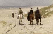 Anton mauve Riders on the Beach at Scheveningen (nn02) china oil painting reproduction